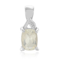 Pendentif en argent et Orthose