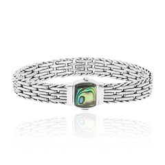 Bracelet en argent et Coquillage d'Abalone (Nan Collection)
