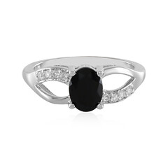 Bague en argent et Onyx noir
