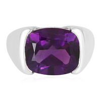 Bague en argent et Améthyste de Sibérie