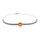 Bracelet en or et Saphir orange de Ban Ka Cha