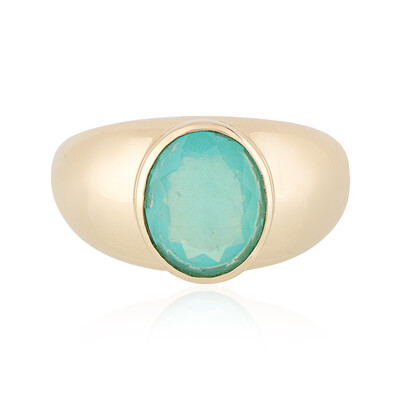 Bague en or et Opale Paraïba (AMAYANI)
