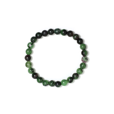 Bracelet et Rubis Zoïsite