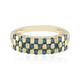 Bague en or et Diamant bleu I2 (de Melo)
