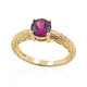 Bague en or et Grenat magenta (de Melo)