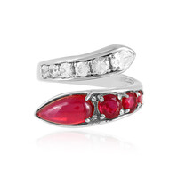 Bague en argent et Rubis de Madagascar (de Melo)
