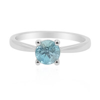 Bague en platine et Zircon de Ratanakiri