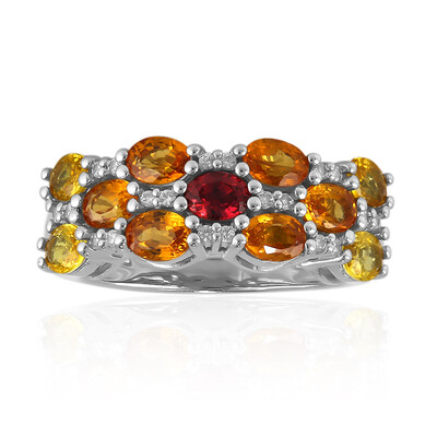 Bague en argent et Saphir