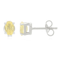 Boucles d'oreilles en argent et Opale de Feu
