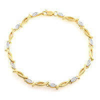 Bracelet en argent et Diamant I2 (J)