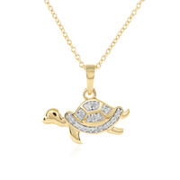 Collier en argent et Diamant I2 (J)