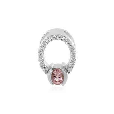 Pendentif en argent et Tourmaline rose (MONOSONO COLLECTION)