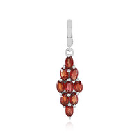 Pendentif en argent et Rubis de Tanzanie
