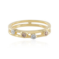 Bague en or et Diamant champagne SI1