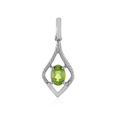 Pendentif en argent et Péridot