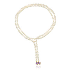 Collier en or et Améthyste (Michelle Albala)