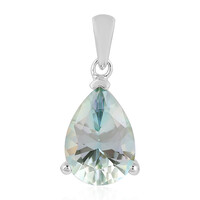Pendentif en argent et Quartz lac de montagne