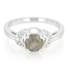 Bague en argent et Spectrolite