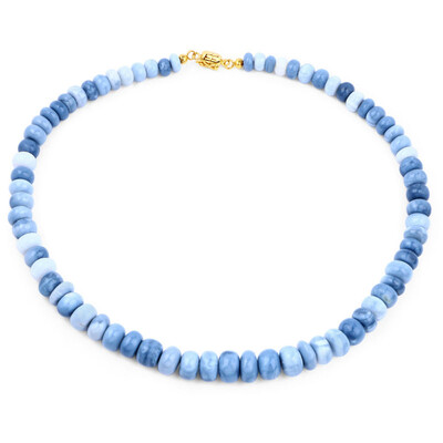 Collier en argent et Opale bleue