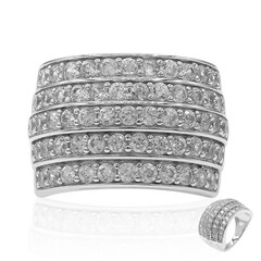 Bague en argent et Zircon