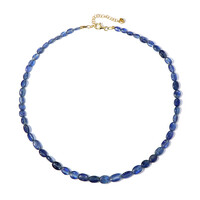 Collier en argent et Kyanite du Népal