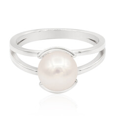 Bague en argent et Perle de culture d'eau douce