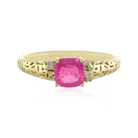 Bague en or et Saphir rose de Madagascar (Ornaments by de Melo)