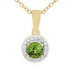 Collier en or et Grenat Démantoïde de Madagascar (AMAYANI)