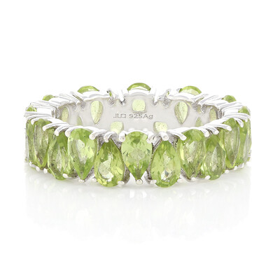 Bague en argent et Péridot
