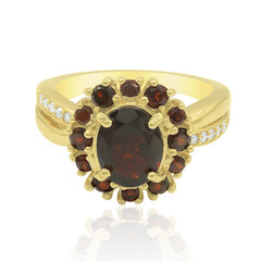 Bague en argent et Grenat