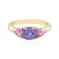 Bague en or et Tanzanite