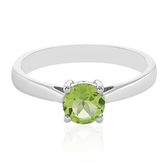 Bague en argent et Péridot