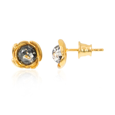 Boucles d'oreilles en argent et Ambre baltique (dagen)