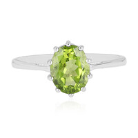 Bague en argent et Péridot