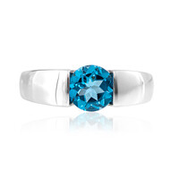 Bague en argent et Topaze de Marambaia