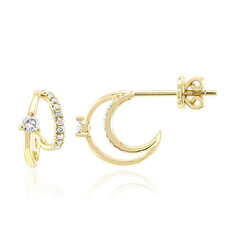 Boucles d'oreilles en or et Diamant SI1 (G)