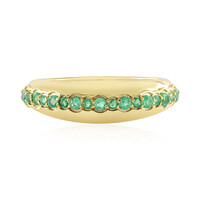 Bague en argent et Emeraude de Colombie