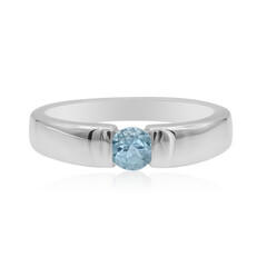 Bague en argent et Topaze bleu ciel