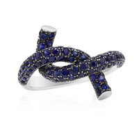 Bague en or et Saphir bleu (Estée Collection)