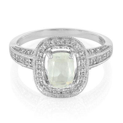 Bague en argent et Orthose