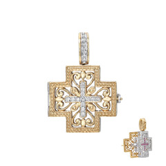 Pendentif en or et Diamant SI2 (H) (Dallas Prince Designs)