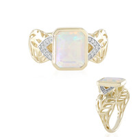 Bague en or et Opale Welo AAA (Ornaments by de Melo)