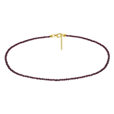 Collier en argent et Grenat d'Inde