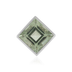 Pendentif en argent et Améthyste verte