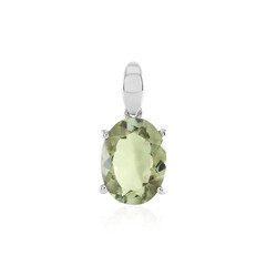 Pendentif en argent et Améthyste verte