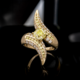 Bague en or et Diamant jaune SI1 (de Melo)