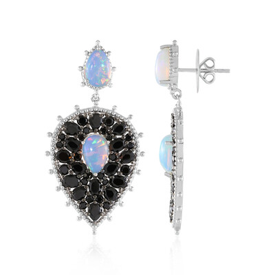 Boucles d'oreilles en argent et Opale Welo (Dallas Prince Designs)