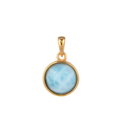 Pendentif en argent et Larimar