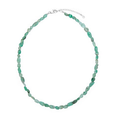 Collier en argent et Emeraude