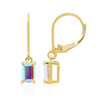 Boucles d'oreilles en argent et Quartz Rayon de Lune